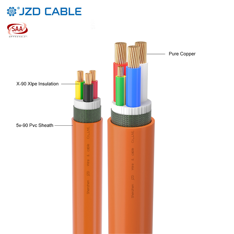 ??澳標SAA認證 XLPE絕緣圓形橙色電力電纜? 澳洲工程專用電纜
